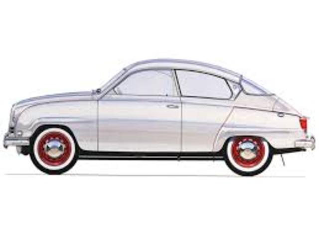 Saab 96 plan drawing